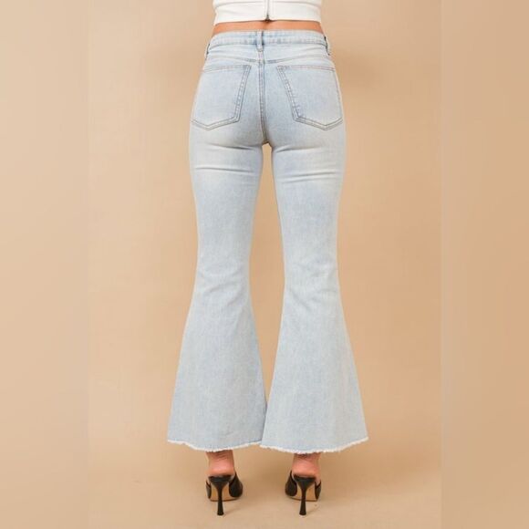 069. JEANS RHINESTONE FRINGE - Picture 3 of 6